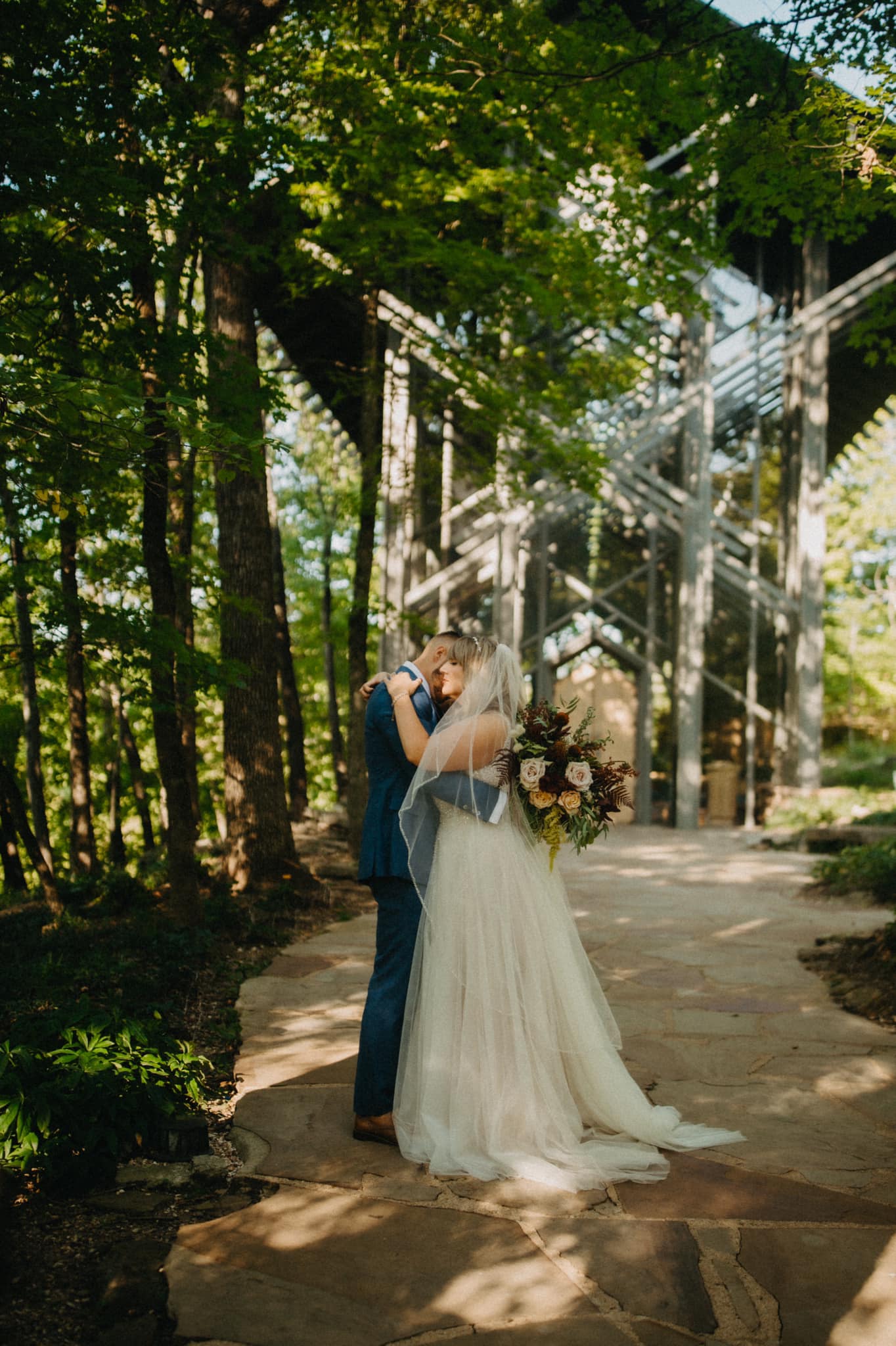 Bridal Bouquet with Dark Boho Theme